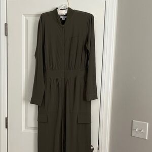 Athleta Olive Green Jumpsuit